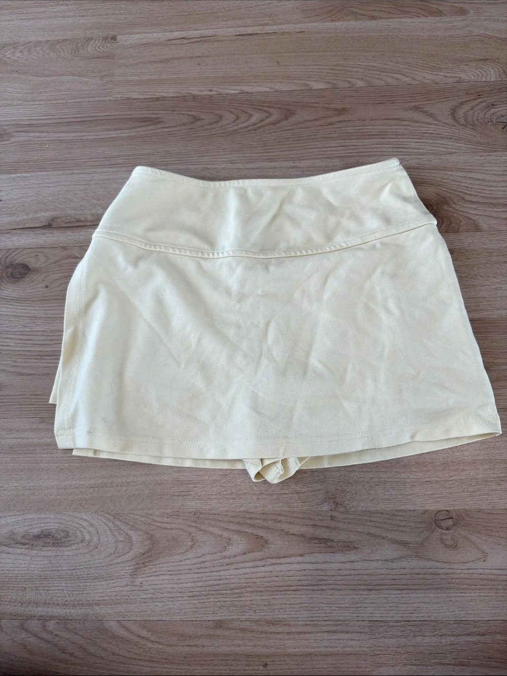 Light Yellow Tennis Skort